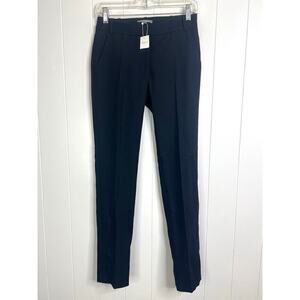 NWT Bonpoint Navy Straight Leg Dress‎ Pants Size FR 34/US 0-2